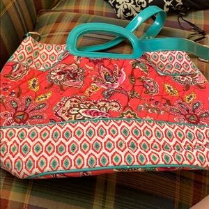 Adorable Vera Bradley crossbody or hand held bag
